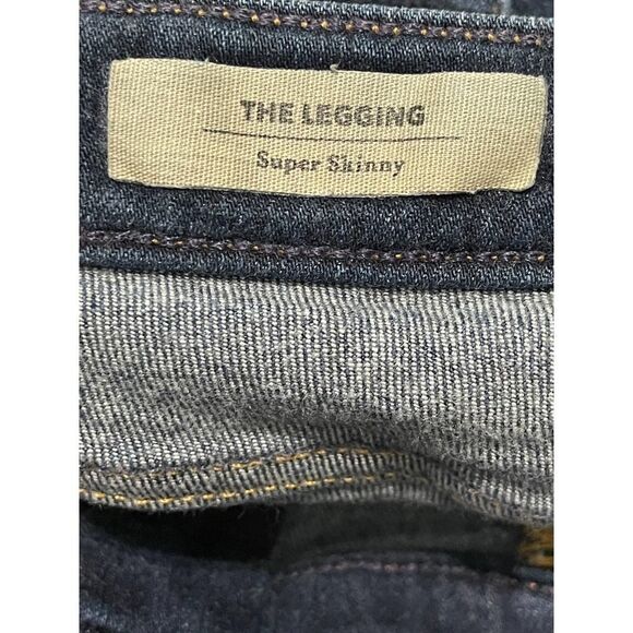 AG Adriano Goldschmied Super Skinny Legging Jeans Dark Wash Mid Rise Women's 27‎ - Picture 6 of 15